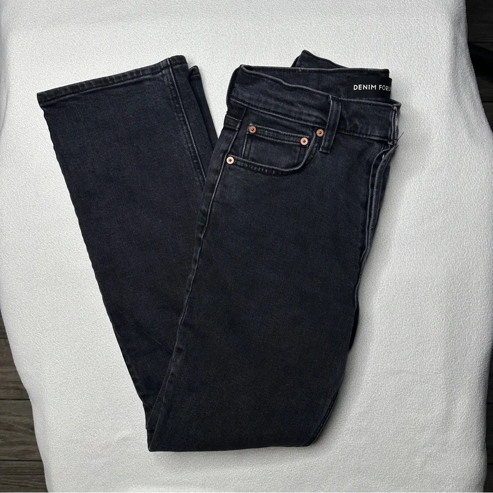 Denim Forum Arlo High Rise Straight 28L - Picture 6 of 11